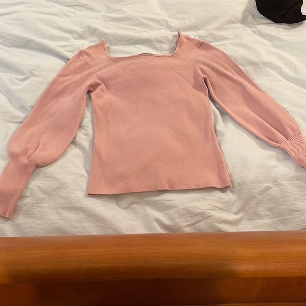 Suzy Sheir Pink Sweater